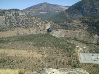 Looking east towards McIntyre Canyon, McIntyre Bluff 2011-09.